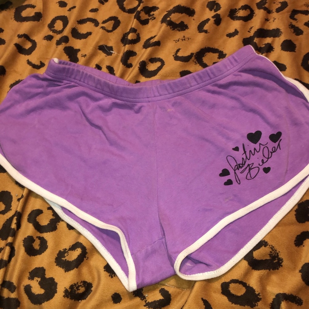 2010 Justin Bieber Fan Girl Shorts